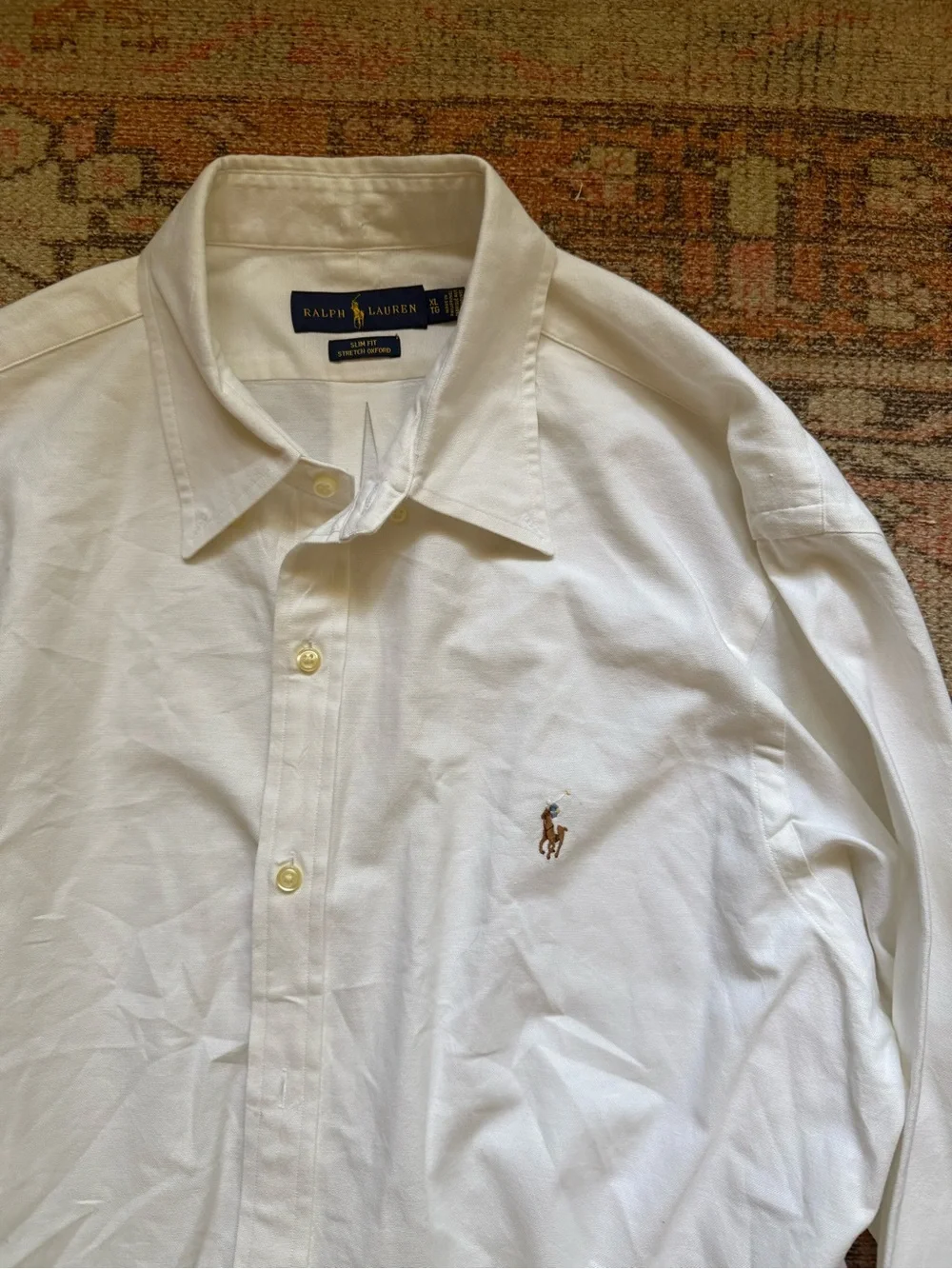 Ralph Lauren Classic Oversized Button Up White